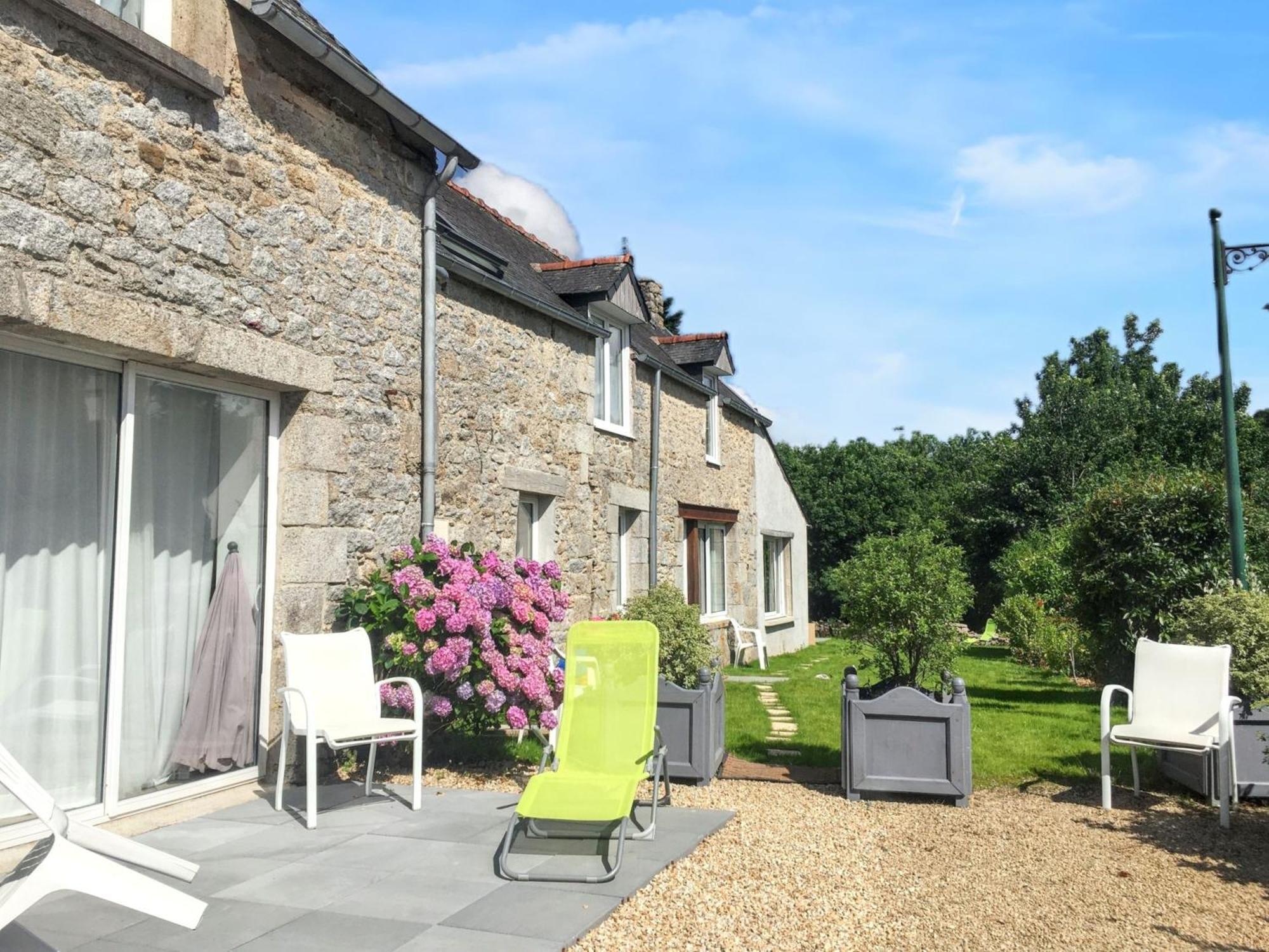 Maison Charmante A Huelgoat + Jardin Relaxant Eksteriør bilde